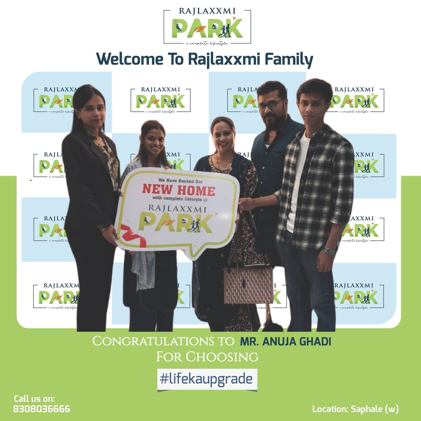 Anuja Ghadi & family at Raajlaxmi Park